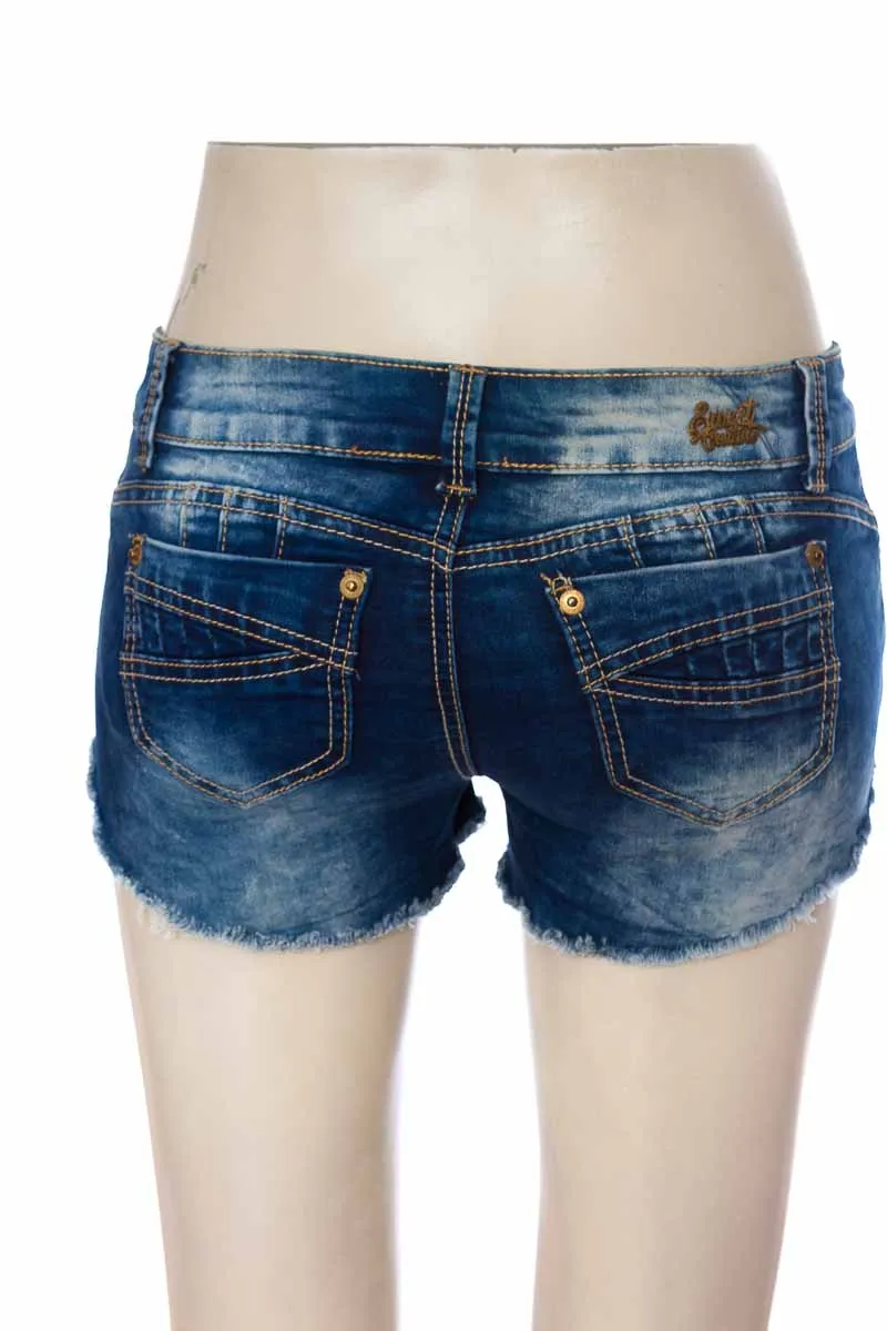 SHORT COLOR AZUL  SWEET COUTURE