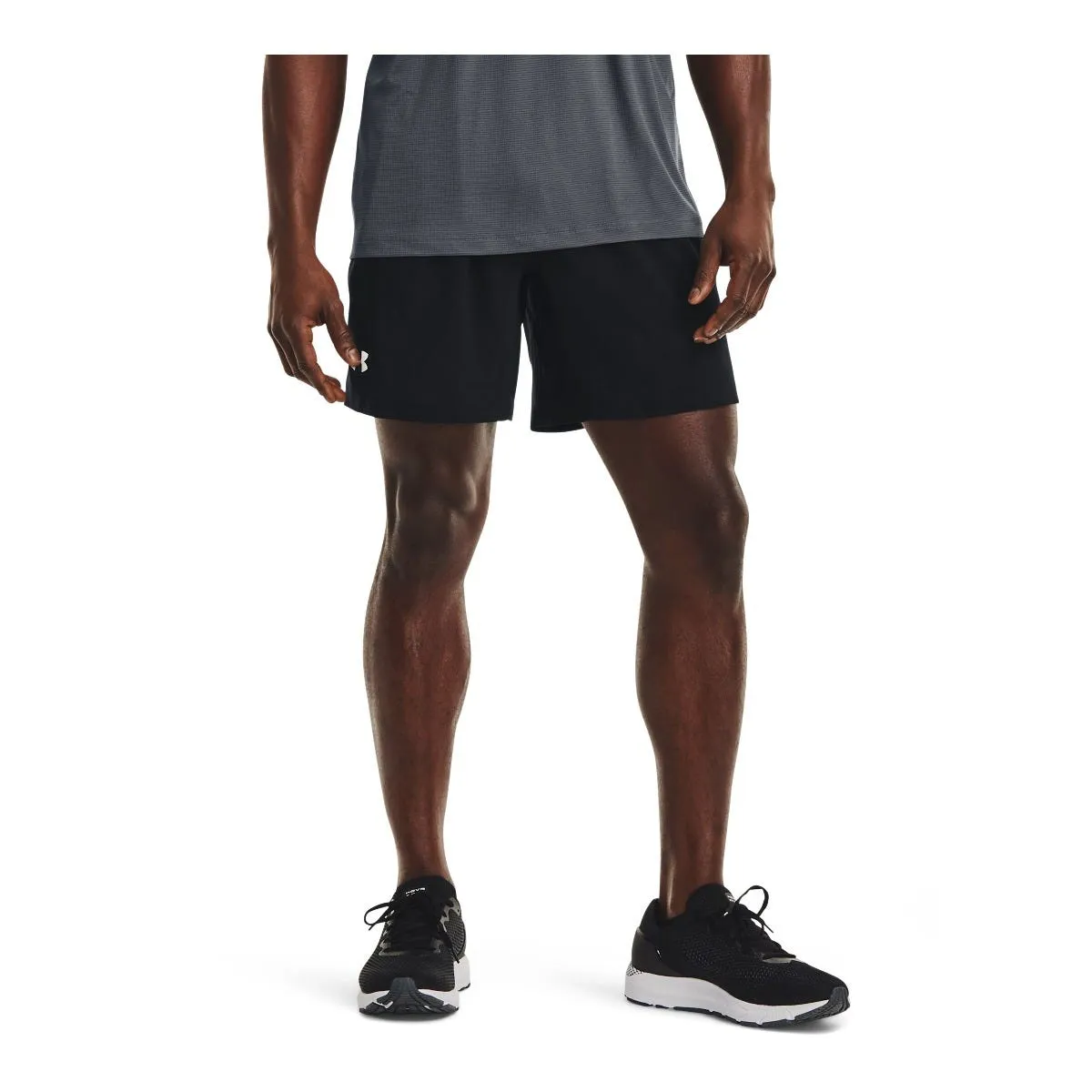 Short Running Hombre Under Armour Negro
