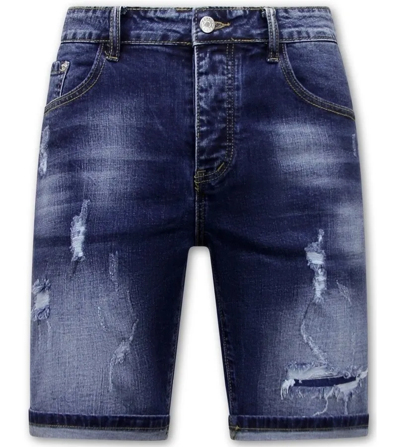 SHORT VAQUERO  9039  AZUL