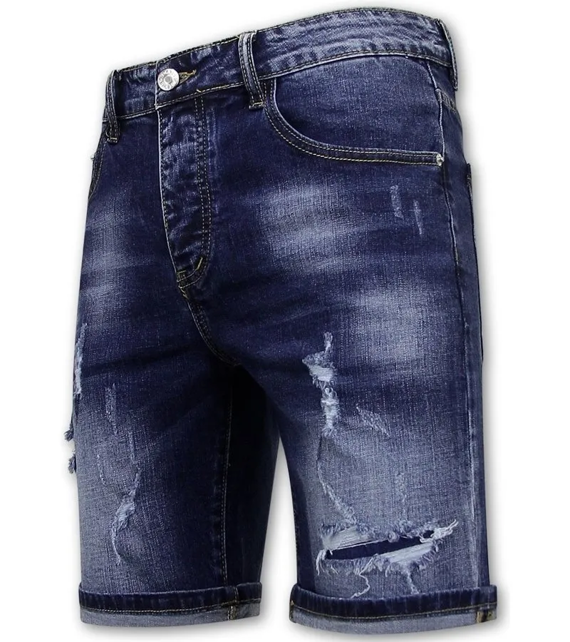 SHORT VAQUERO  9039  AZUL