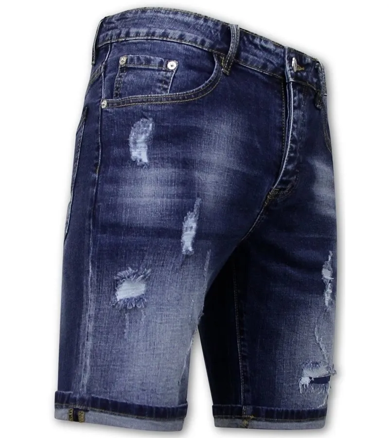 SHORT VAQUERO  9039  AZUL