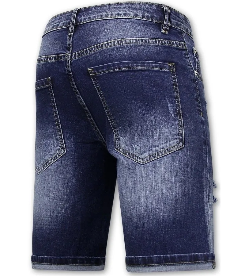 SHORT VAQUERO  9039  AZUL