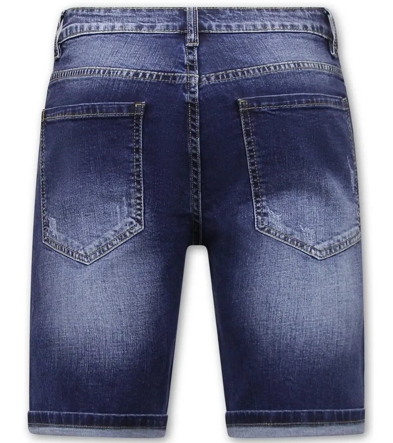 SHORT VAQUERO  9039  AZUL