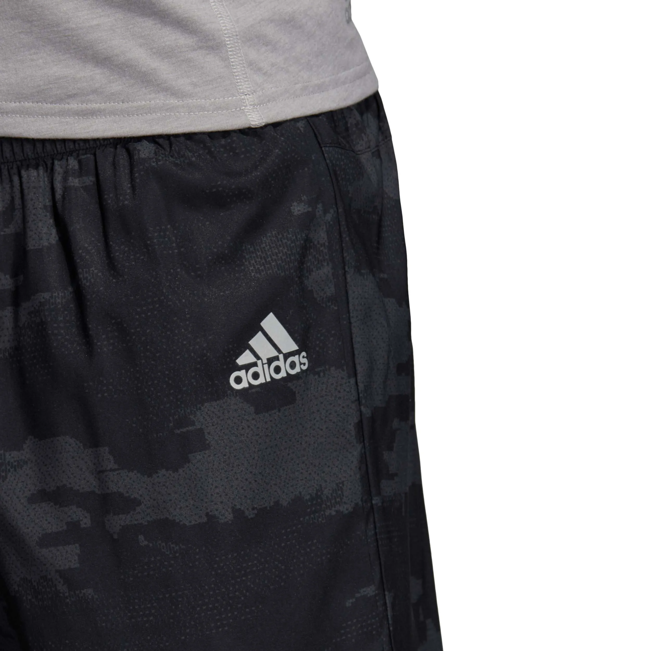 Shorts Running Hombre Adidas Run Graphic Negro