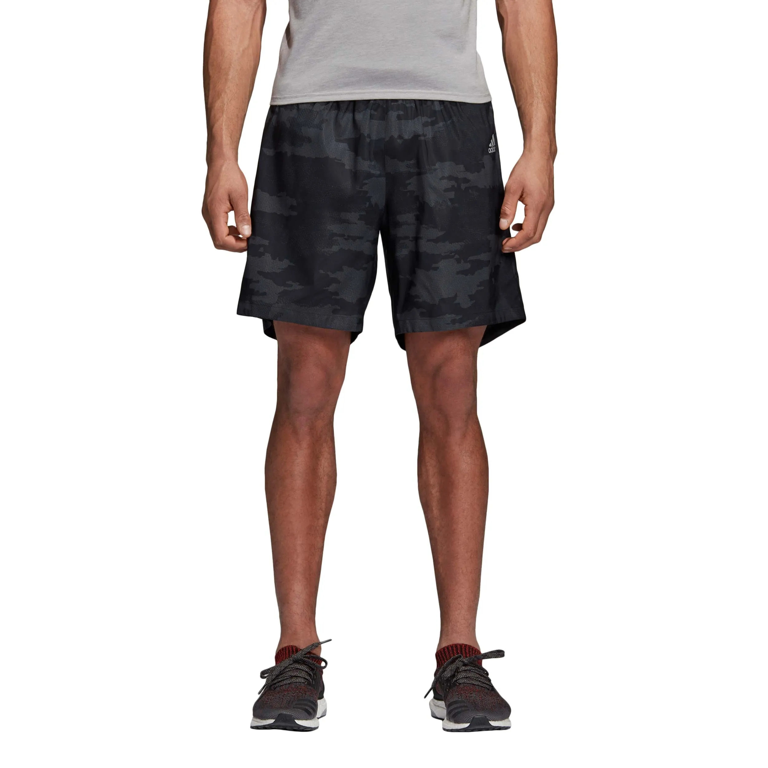 Shorts Running Hombre Adidas Run Graphic Negro