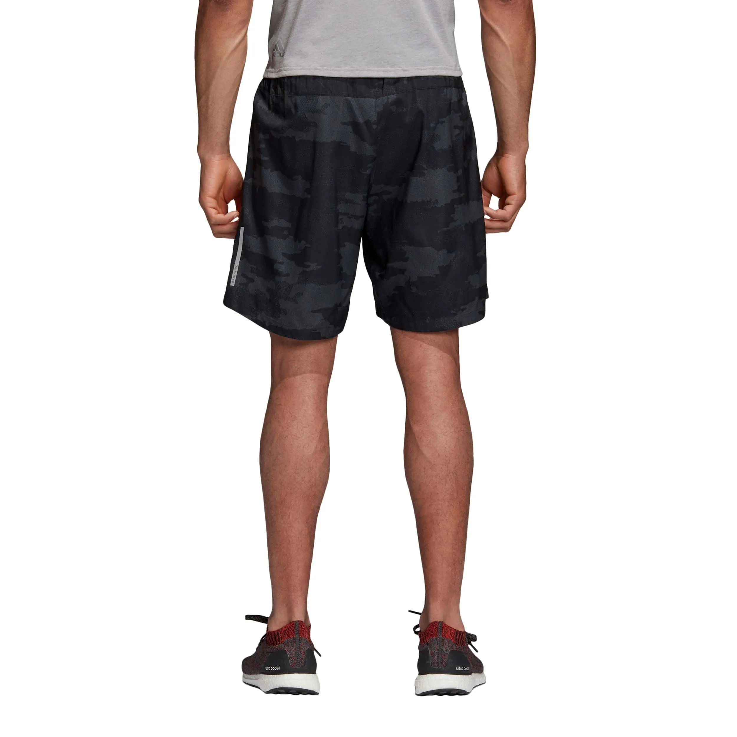 Shorts Running Hombre Adidas Run Graphic Negro
