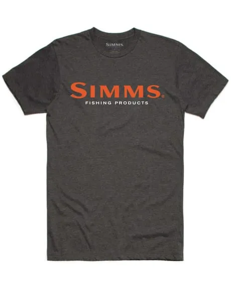 SIMMS LOGO CHARCOAL HEATHER