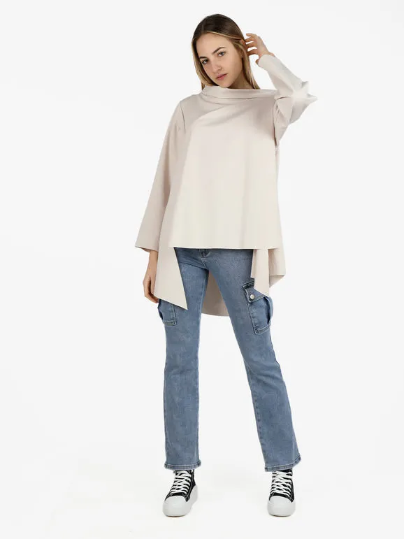 Solada Maxiblusa de mujer en mezcla de algodón