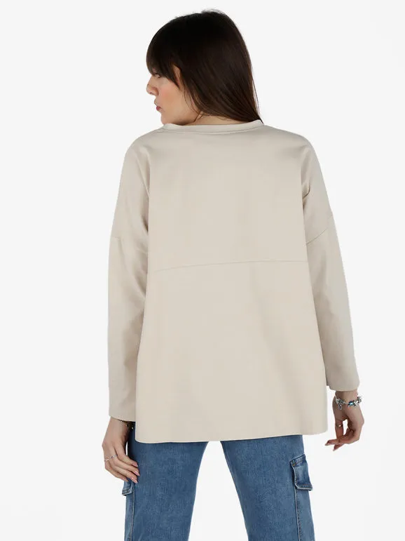 Solada Maxicamiseta oversize de mujer con bolsillo