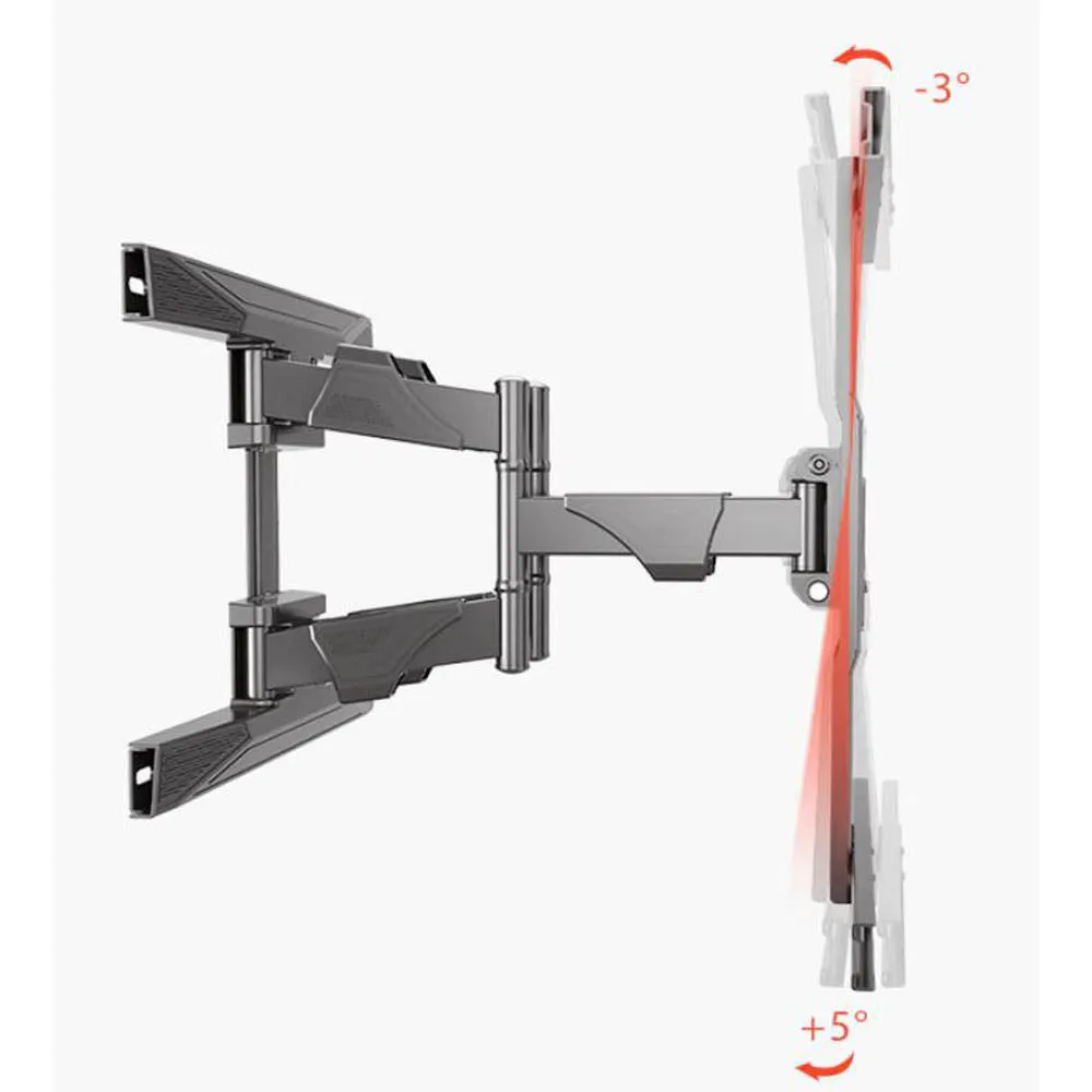 SOPORTE PARA PANTALLA NORTHBAYOU DOBLE BRAZO CON ORGANIZADOR DE CABLES NBP6