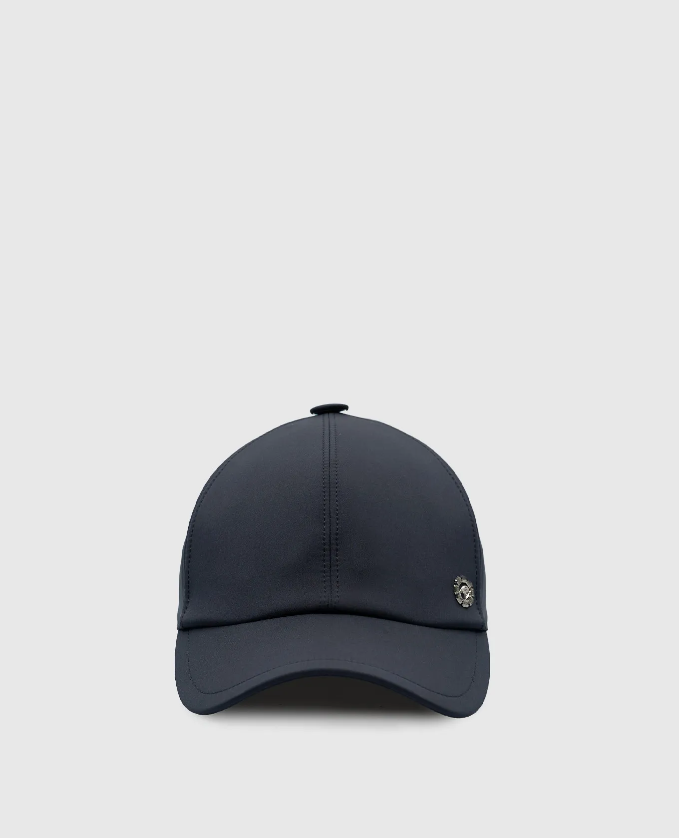 Stefano Ricci Blue cap with metallic brand logo