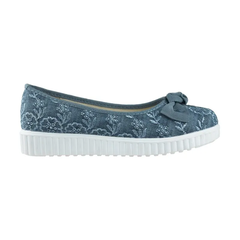 ZAPATO BALLERINA PARA NIñA GUGA CON MOñA TALLES 3136