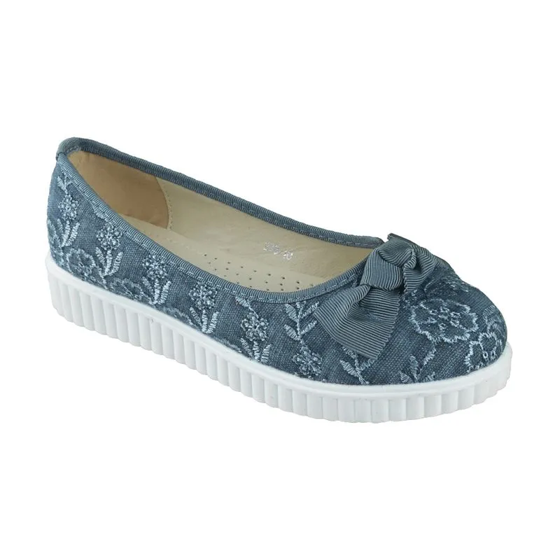 ZAPATO BALLERINA PARA NIñA GUGA CON MOñA TALLES 3136