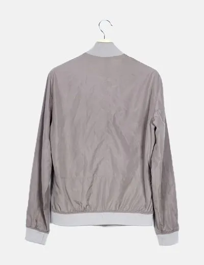 Zara Chaqueta básica verde