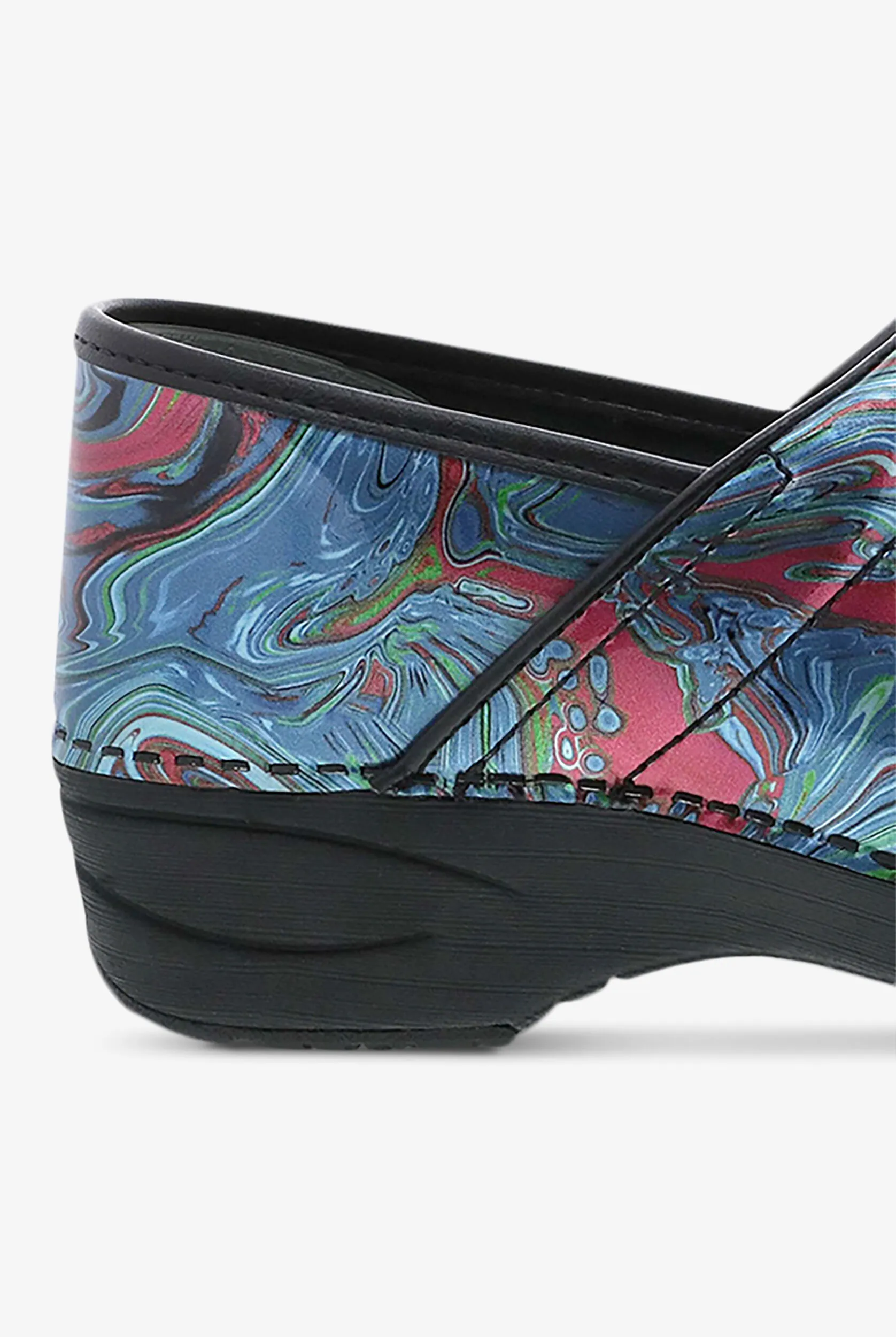 Zuecos de enfermería Dansko XP 2.0 Marble Swirl de charol para mujer